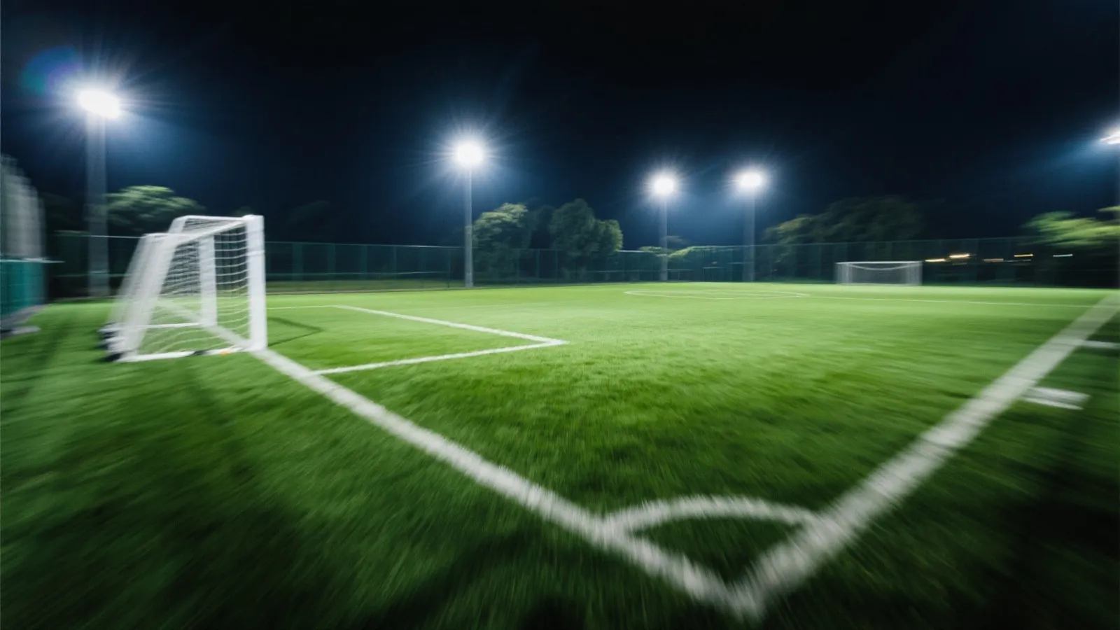 K1体育 夜色球场氛围图